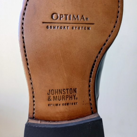 Johnston & Murphy Men\'s Classics Melton Cap Toe in Black European Leather main image 6